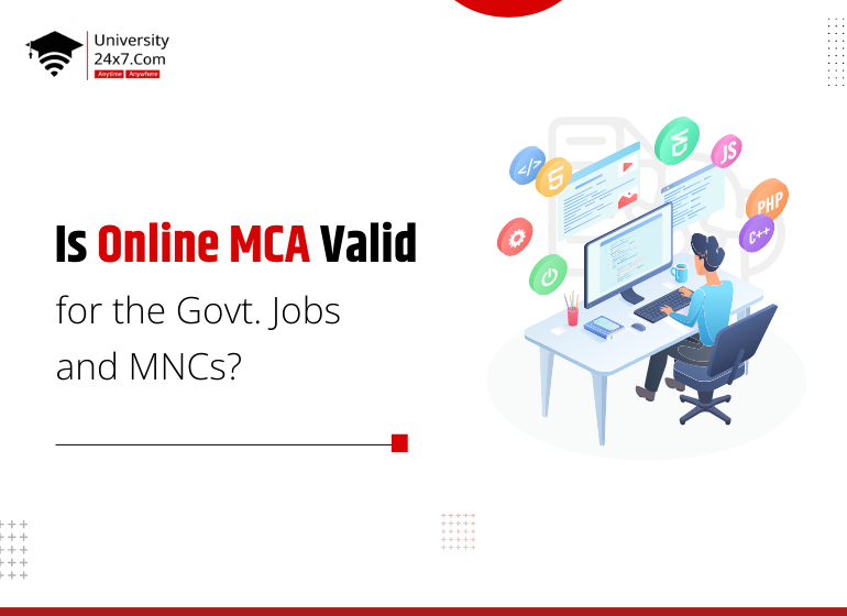 Is Online MCA Valid for the Govt. Jobs and MNCs?