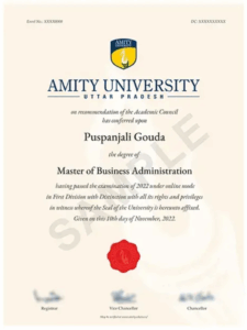 amity-mba-certificate