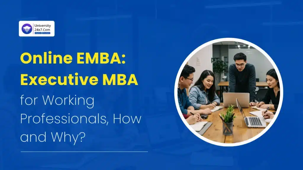 Online EMBA Executive MBA for Working Professionals
